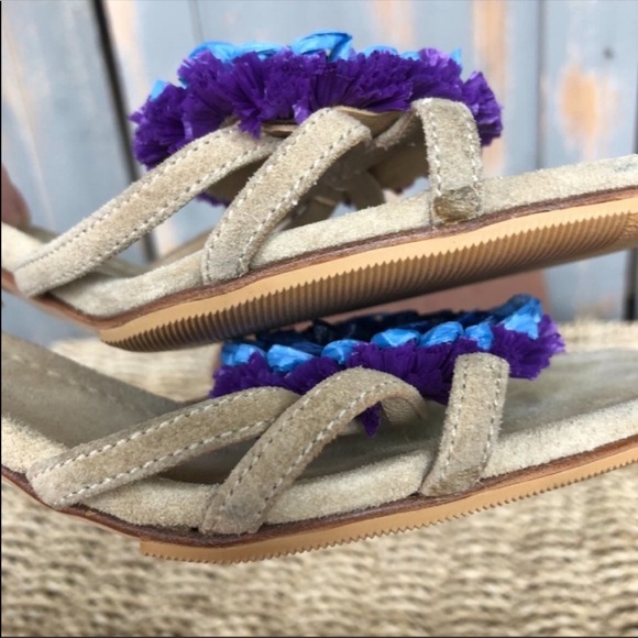 Miu Miu Blue Flower Heels - Picture 13 of 14